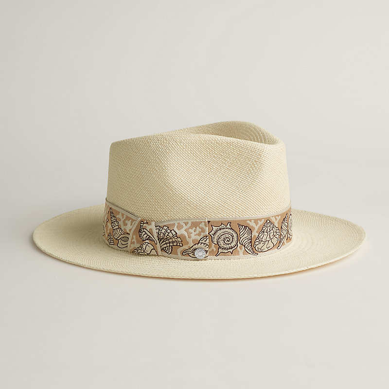 国内発送【エレガントな夏の装い】HERMES ハット Izia Seashell Izia Seashell hat | Hermès Canada